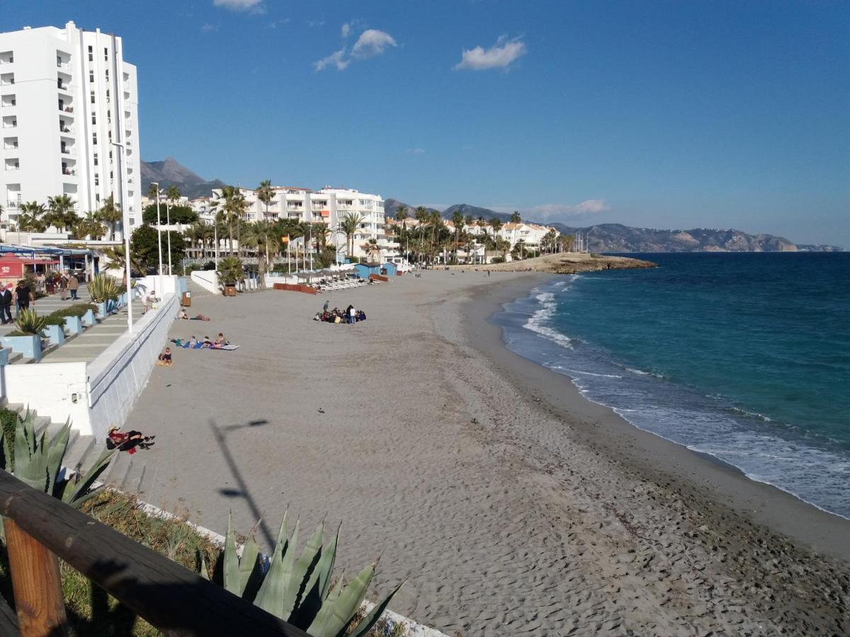 Playa Torrecilla Piscina Centro 2 Habitaciones Нерха Екстериор снимка